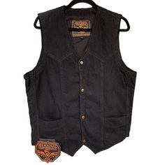 Reposhing This Item I Purchased From @Jess21b. Loved It, But Ready To Rotate For Something New. Questions? Leave A Comment Below! Black Denim Casual Vest, Casual Black Denim Vest, Black Cotton Utility Vest, Urban Cotton Vest For Fall, Cotton Denim Vest With Snap Buttons For Fall, Fall Cotton Denim Vest With Snap Buttons, Urban Cotton Denim Vest For Fall, Black Denim Vest With Button Closure, Cotton Denim Vest With Pockets For Fall