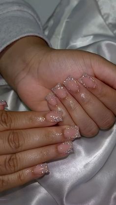 #nail #inspiration #nails #acrylicnaildesigns Nails Ideas For 18th Birthday, Short Basic Nail Sets, Short Square Polygel Nails, 15 Birthday Nails Acrylic, Short Frenchies Acrylic Nails, Short Birthday Nails Black Women, Senior Year Nails, Short Birthday Nails Inspiration, Extra Small Nails