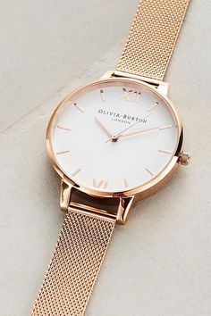 Rosie Gold Watch Trendy Watches, Buy Watches, Olivia Burton, Stylish Watches, Watches Women Fashion, Rose Gold Watch, Beautiful Watches, Women's Watch