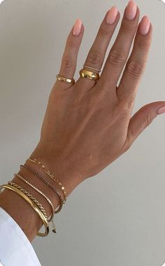 Bracelet Types, Minimal Bracelet, Stacker Rings, Bracelet Stacking, Designer Rings, Wrist Jewelry, Neue Outfits, A Bracelet