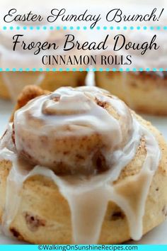 cinnamon bundts with icing drizzled on top