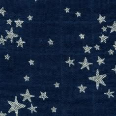 the stars are all over the blue fabric