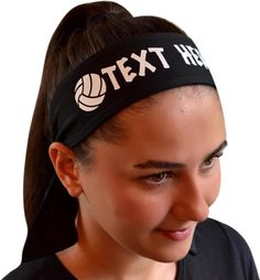 Design your own custom volleyball tie back sport headband. The letters and numbers measure 1 - 1.5" in height and come in many colors. The fabric wicks moisture while not stretching out. One Size Fits All AVAILABLE CHARACTERS: A-Z, &, !, 0-9. Max Characters = 12 No Emojis Please. Volleyball Headbands, Headband Sports, Custom Volleyball, Sports Headbands, Black Headband, Custom Vinyl, Vinyl Lettering, Letters And Numbers, Wicks