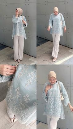 Outfit Kondangan Casual, Dress Muslim Modern, Stylish Outfits Casual, Ootd Dress, Casual Hijab Outfit, Hijabi Outfits Casual, Outfit Hijab, Ootd Hijab