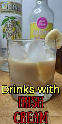 Check out these very best drinks with irish cream.  These irish cream drinks range from frozen drinks with irish cream to easy irish cream drinks with just a few ingredients. There are baileys cocktails for all occasions: fall irish cream drinks, christmas irish cream drinks, irish cream summer cocktails and more. Irish Cream Cocktail Recipes, Irish Cream Recipe Drinks, Irish Cream Drinks, Easy Christmas Drinks, Nutty Irishman