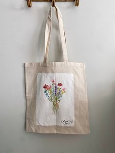 Bag is 15x16" with a 27" long handle. Hand painted with love for YOU💞 Artistic Spring Tote Bag, Artistic Tote Bags For Spring, Hand Painted Tote Shoulder Bag For Gift, Casual Hand Painted Cotton Bag, Artistic Hand Printed Everyday Bags, Artistic Hand Painted Everyday Shoulder Bag, Everyday Artistic Hand Painted Shoulder Bag, Artistic Hand-painted Shoulder Bag For Everyday Use, Artistic Hand Painted Everyday Bag