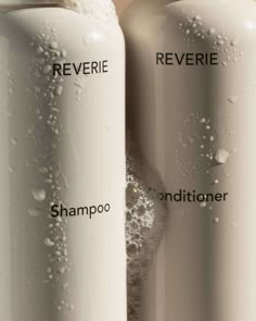 Reverie Shampoo This Product Is:﻿ a gentle, nourishing shampoo Good for: all hair types from straight and fine, coarse and curly and color treated hair Why We Love It: Reverie Shampoo is a gentle hair cleanser that works to hydrate hair and enhance shine, while also nourishing the scalp. This natural shampoo has been carefully handcrafted in California using the finest botanical ingredients sustainable sourced from around the world. Shampoo And Conditioner Aesthetic, Hair Care Products Photography, Shampoo Photoshoot, Jvn Hair, Photography Website Inspiration, Hair Oil Benefits, Professional Hair Products, Hair Cleanser, Hair Cosmetics