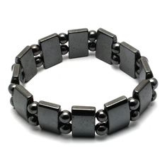 This Magnetic Hematite Crystal Bracelet has been carefully shaped and polished to bring out  the silvery metallic sheen of the stone. They are strung on coordinating elastic that  fits any wrist, making them comfortable and easy to wear. Not recommended for pacemaker users or pregnant women Hematite Crystal, Hematite Bracelet, Crystal Bracelet, Crystal Bracelets, Pregnant Women, Arm Band, Mens Bracelet, Jewelry Bracelets, Etsy Accessories