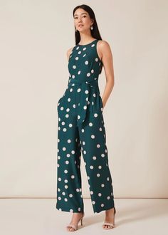 Occasion Jumpsuit, Summer Jumpsuit Outfit, Sportswear Outfits, Cute Christmas Outfits, Polka Dot Jumpsuit, Christmas Party Outfits, Jumpsuits And Rompers, Summer Attire, Fancy Dress Design