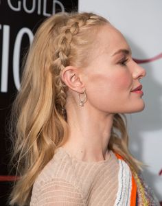 Kate Bosworth- ellemag Hairstyles Headband, Headband Braid, Braid Trends, Poetic Justice Braids, Plaits Hairstyles, Long Box Braids, Micro Braids, Kate Bosworth, Braided Hairstyles Easy