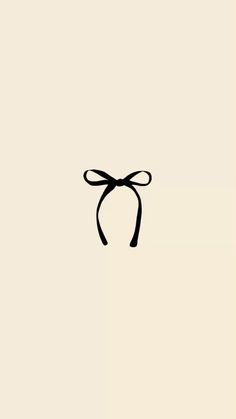 a black and white drawing of a bow on a light beige background with the words, i love you