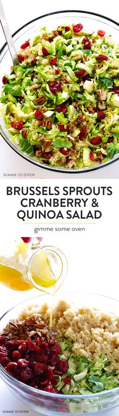 broccoli sprouts cranberry quinoa salad recipe