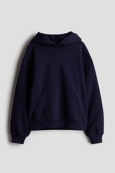 Oversized sweatshirt hoodie with soft  brushed inside. Jersey-lined  wrapover hood  dropped shoulders  long sleeves  and a kangaroo pocket. Ribbing at cuffs and hem. H And M Sweater, Trendy Clothing Brands, Navy Blue Wishlist, Hoodies That Hoodie, H And M Clothes, Best Hoodie Brands, Where To Buy Hoodies, H&m Clothes, Cute Oversized Sweatshirts