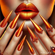 Ignite your space with this striking digital art piece featuring dazzling metallic orange nails, shimmering lips, and luxurious gemstone rings. Perfect for beauty salons, nail art enthusiasts, or anyone looking to add a bold and fiery touch to their decor. This high-resolution digital print exudes confidence and sophistication, making it a unique gift or an eye-catching addition to any modern setting. Celebrate the art of beauty and self-expression with this electrifying artwork. Metallic orange Art For Nail Salon, Nail Poster, Poster Cosmetic, Beauty Salon Wall Art, Nail Art Orange, Lip Artwork, Orange Nail Art, Salon Wall Art, Orange Nail