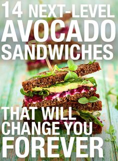 14 Next-Level Avocado Sandwiches That Will Change You Forever Avocado Sandwiches, Avocados From Mexico, Avocado Health Benefits, Avocado Sandwich, Avocado Cream, Veggie Sandwich, Natural Yogurt, Ground Turmeric, Sauce Pan