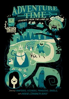 an advertisement for the adventure time movie