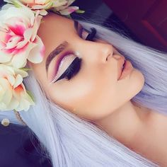 Spring Fairy Makeup. Cuteness Overload! Scene Girl, Make Up Inspiration, Fairy Makeup, Festival Makeup, Makeup Obsession, Kiss Makeup