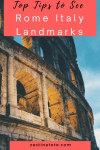 the top tips to see rome italy landmarks