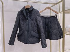 Classic Dior, Quilted Vest, Black Quilt, High Collar, Fashion Item