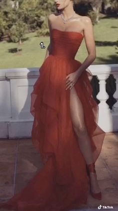 Blood Orange Dress, Moh Dress, Formal Dance Dresses, Orange Prom Dresses, Formal Dance, Prom Dresses Online, Tulle Gown, Prom Wedding, Party Gowns