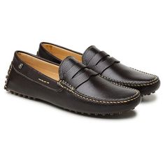 Mocassim Esportivo Drive Floater Café GT300 - JACOMETTI Men Dress, Oxford Shoes, Dress Shoes, Loafers