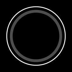 a black and white photo of a round object on a black background, with only one circle visible