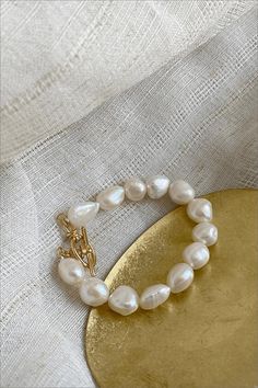 Large baroque pearls make for a chunkier, more organic look, wear as a bold statement piece or a stacker with other bracelets in your collection. Truly a timeless must-have for any collection. Comes in a SUKOSHI Velvet Jewelry Pouch. Silver polishing cloth included to maintain shine and prevent tarnish. Chunky Pearls, Velvet Jewelry, Baroque Pearls, Korean Makeup, Jewelry Pouch