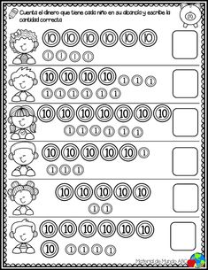 the worksheet for rounding numbers to 10 is shown in black and white, which includes