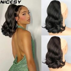 Just found this amazing item on AliExpress. Check it out! $8.90  58％ Off | NICESY Synthetic Tail Warping 18" Kinky Drawstring Curly Ponytail Hairpiece With 2 Clips Hair Extension Black For Women Black Hair Extensions, Curly Ponytail, Clip In Hair Extensions, Check It Out, Hair Clips, For Women