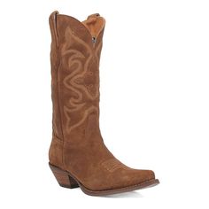 Enjoy classic western design with these Dingo Out West women's suede cowgirl boots.Click this FOOTWEAR GUIDE to find the perfect fit and more! Enjoy classic western design with these Dingo Out West women's suede cowgirl boots. Click this FOOTWEAR GUIDE to find the perfect fit and more! SHOE FEATURES Fashion snip toe Western-style stitchingSHOE CONSTRUCTION Suede upper Polyester lining TPR outsoleSHOE DETAILS Pointed toe Pull-on Foam footbed 2-in. heel 12-in. shaft 13-in. circumference Warning: T Western Suede Snip Toe Boots, Western Style Brown Suede Boots, Rugged Suede Boots For Rodeo, Brown Suede Boots For Ranch, Brown Suede Western Boots, Country Style Suede Boots With Snip Toe, Suede Cowgirl Boots, Buckle Bunny, Dingo Boots