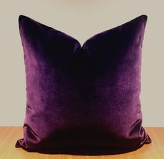 You can beautify and refresh your rooms with Duruhome's handmade designer fabric  pillow covers. This plum purple luxury designer pillow cover has high quality upholstery velvet fabric Front and back is same  Its invisible zipper at the bottom and fabric edges are surged professionaly  Gentle Washing with low heat  This listing is only for one pillow cover , pillow insert doesnt included. Custom order is available Thank you Pillow Covers Decorative, Velvet Pillow, Velvet Pillow Covers, Purple Velvet, Pillow Case, Pillow Cover, Throw Pillow Covers, Throw Pillow, Pillow Covers