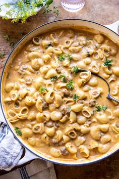 Healthier Homemade One Pot Hamburger Helper | halfbakeharvest.com