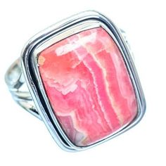 Rhodochrosite Jewelry, Strong Heart