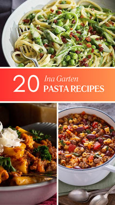 20 Ina Garten Pasta Recipes Ina Garden Pasta Recipes, Ina Garten Italian Recipes, Stelline Pasta Recipes, Fresh Tomato Pasta Recipes, Ina Garten Pasta Recipes, Spaghetti Meals, Chicken Tagliatelle, Ina Garten Chicken