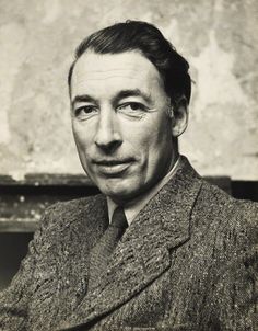 an old photo of a man in a suit and tie with the words collected poem