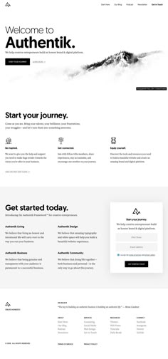 Authentik Website Design: Modern & Creative Landing Page Design Inspiration Business, Minimalist Landing Page Design Inspiration, Web Page Inspiration, Web Design Principles, Simple Webpage Design, Landing Page Design Inspiration Minimal, White Website Design Inspiration, Minimalist Landing Page Design, Simple Landing Page Design