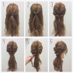 Sanggul Modern, Hair Arrange, Easy Hairstyle, Pinterest Hair, Work Hairstyles, Hair Dos, Hair Updos, Prom Hair, Diy Hairstyles