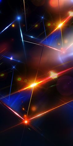 an abstract background with many bright lights