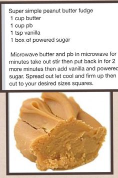 the instructions for making peanut butter fudge