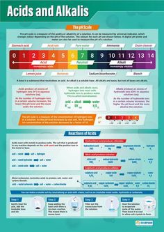 acids and alkalis info sheet