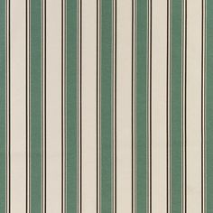 a green and white striped wallpaper with vertical stripes on the bottom half of it