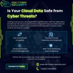 Is your cloud data safe from cyber threats? 

Our expert team offers top-tier cloud security solutions to protect your business with end-to-end encryption, proactive threat detection, and real-time monitoring. 

Protect your business and ensure compliance—contact us today! 

#CloudSecurity #CyberProtection #RSKBusinessSolutions Azure Cloud, Cloud Security, Cloud Data, Website Security, Cloud Infrastructure, Cloud Platform, Security Service, Data Protection, Security Solutions