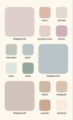 the different shades of paint that can be used to decorate walls