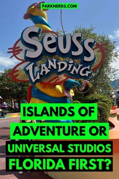 Islands of Adventure or Universal Studios Florida First? Island Of Adventure, Universal Resorts, Universal Islands Of Adventure, Universal Parks, Lego Land, Harry Potter Universal Studios, Adventure Theme