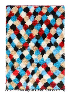 Custom Design Rugs Mix Of Colors, Moroccan Homes, Design Rugs, Traditional Weaving, Rugs Vintage, Vintage Moroccan Rugs, Perfect Rug, Blue House, Vintage Moroccan