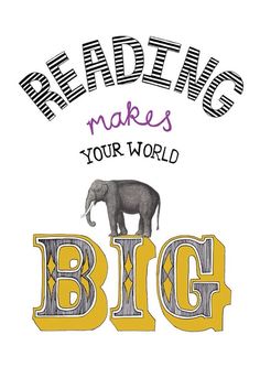 an elephant that is standing in front of the words reading, bridling makes your world