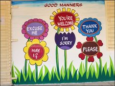 Nadu-Nedu wall painting Classroom Walls Paint, Creative Wall Painting Ideas, School Wall Art Ideas, School Wall Decoration, School Door Decorations, Creative Wall Painting, 3d Wall Painting, Preschool Classroom Decor, School Wall Art