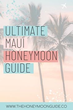 Say aloha to romance! Our Ultimate Maui Honeymoon Itinerary Guide is packed with everything you need to plan the perfect honeymoon in Maui. From the best honeymoon resorts in Maui to the top things to do in Maui, and all the Hawaii travel tips for Maui you’ll need like the best time to visit Maui, how to get to Maui and how to get around Maui - this guide is your ultimate resource. Make your Hawaii honeymoon as magical as you’ve always dreamed. Click to read now or pin for later! ✈️🤍 Maui Honeymoon Itinerary, Maui Hawaii Honeymoon, Best Beaches In Maui, Best Honeymoon Resorts