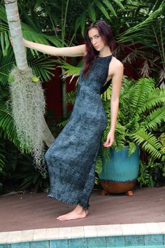 One of A Kind Long  Skinny Dress  Japanese Shibori in Marbled Grey/Black Size: Small Original Price $750.00 Sale Price $245.00 Vintage Couture Sample..not worn Shibori Dress, Japanese Shibori, Japanese Dress, Vintage Couture, Grey Marble, Shibori, Sale Price, Dress Clothes For Women, Black Grey