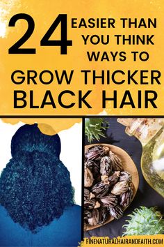 how to thicken your hair naturally for black women How To Grow Your Natural Hair Faster Black Women, How To Thicken 4c Natural Hair, Thicker Hair Remedies How To Grow, Homemade Hair Oil For Black Hair, Thicker Hair Remedies African American, How To Grow Your Hair Faster Naturally Black Women, Long Thick 4c Natural Hair, How To Grow And Thicken Hair, How To Thicken Your Hair Black